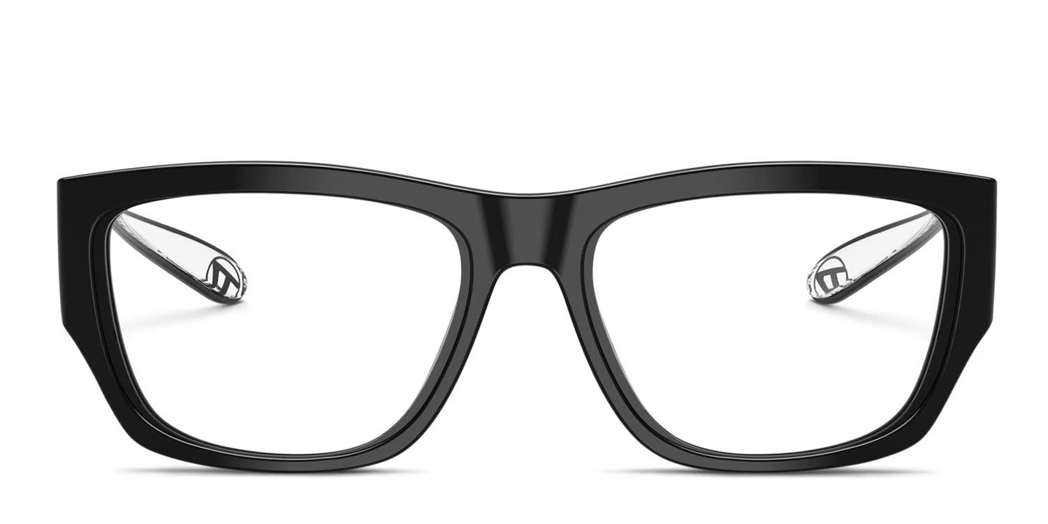 Diesel DL4008 Black glasses - Black - Frontal View