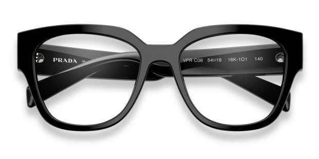 PRADA 黒縁メガネ Prada PRC06V black frame