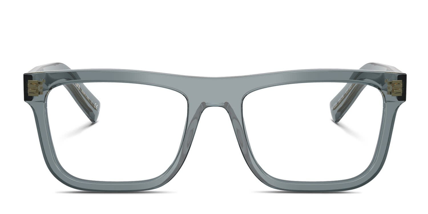 Prada PRC03V Clear, Blue glasses - Clear / Blue - Frontal View