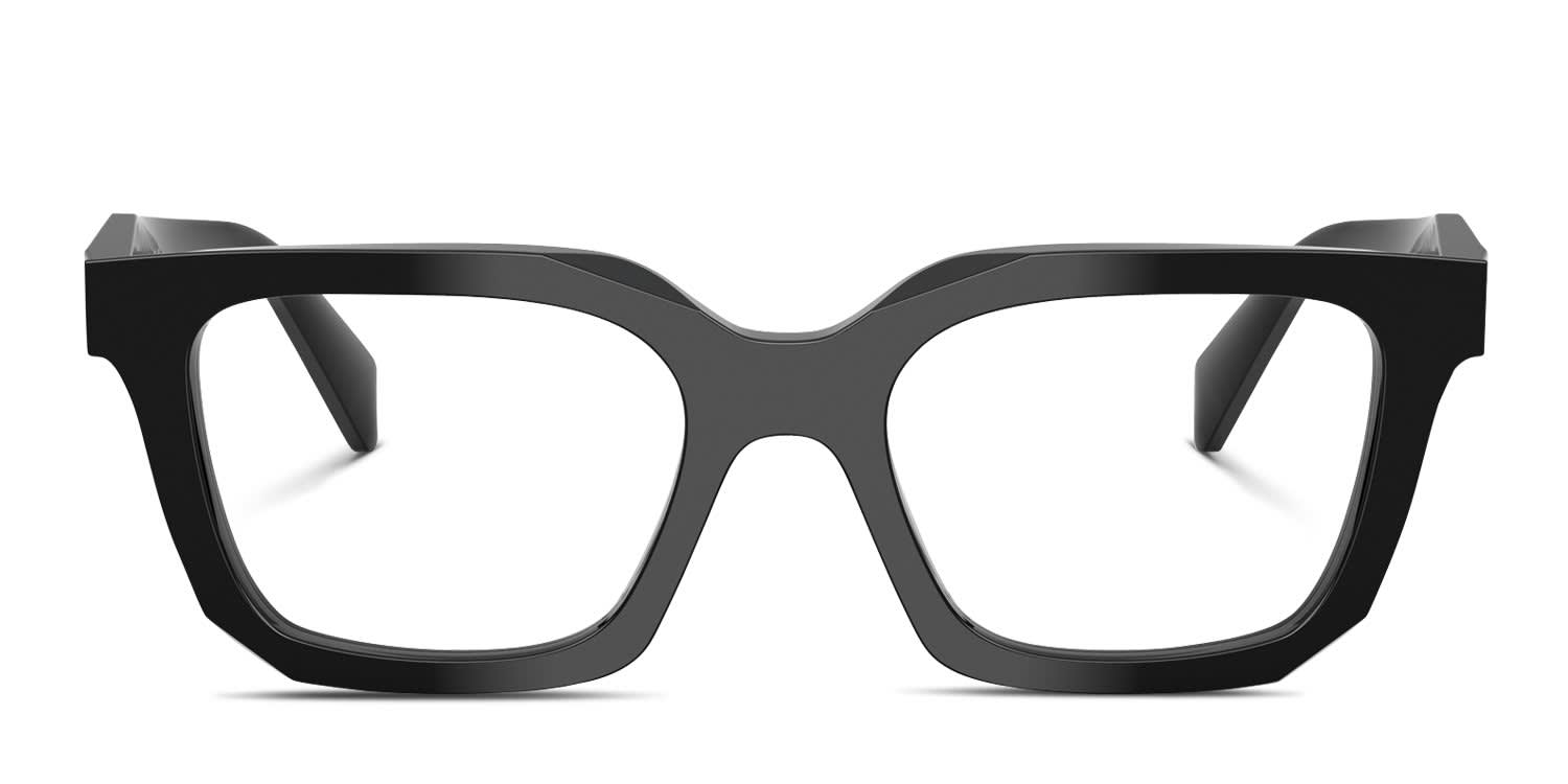 Prada PRC08V Black glasses - Black - Frontal View