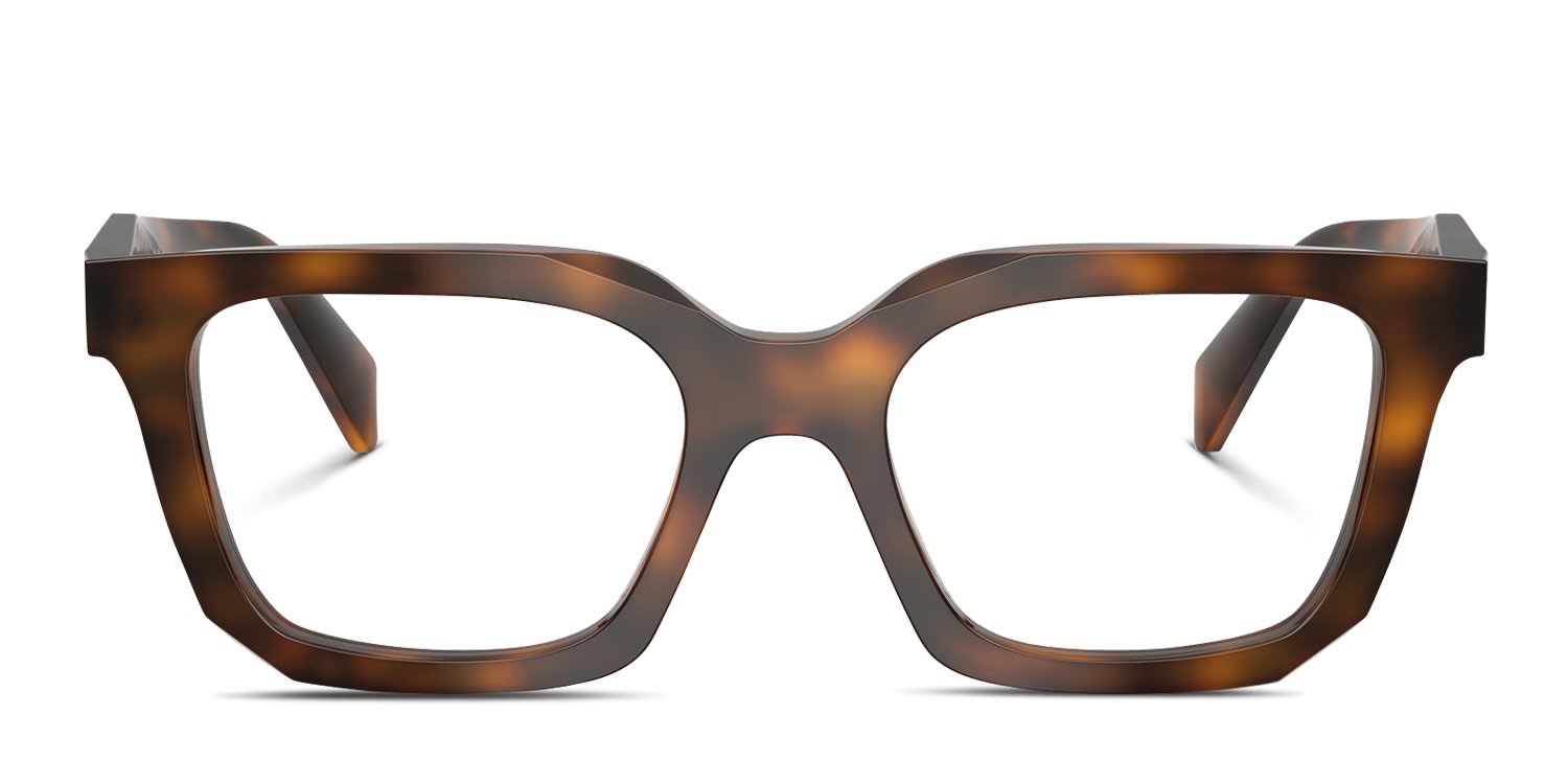 Prada PRC08V Tortoise glasses - Tortoise - Frontal View