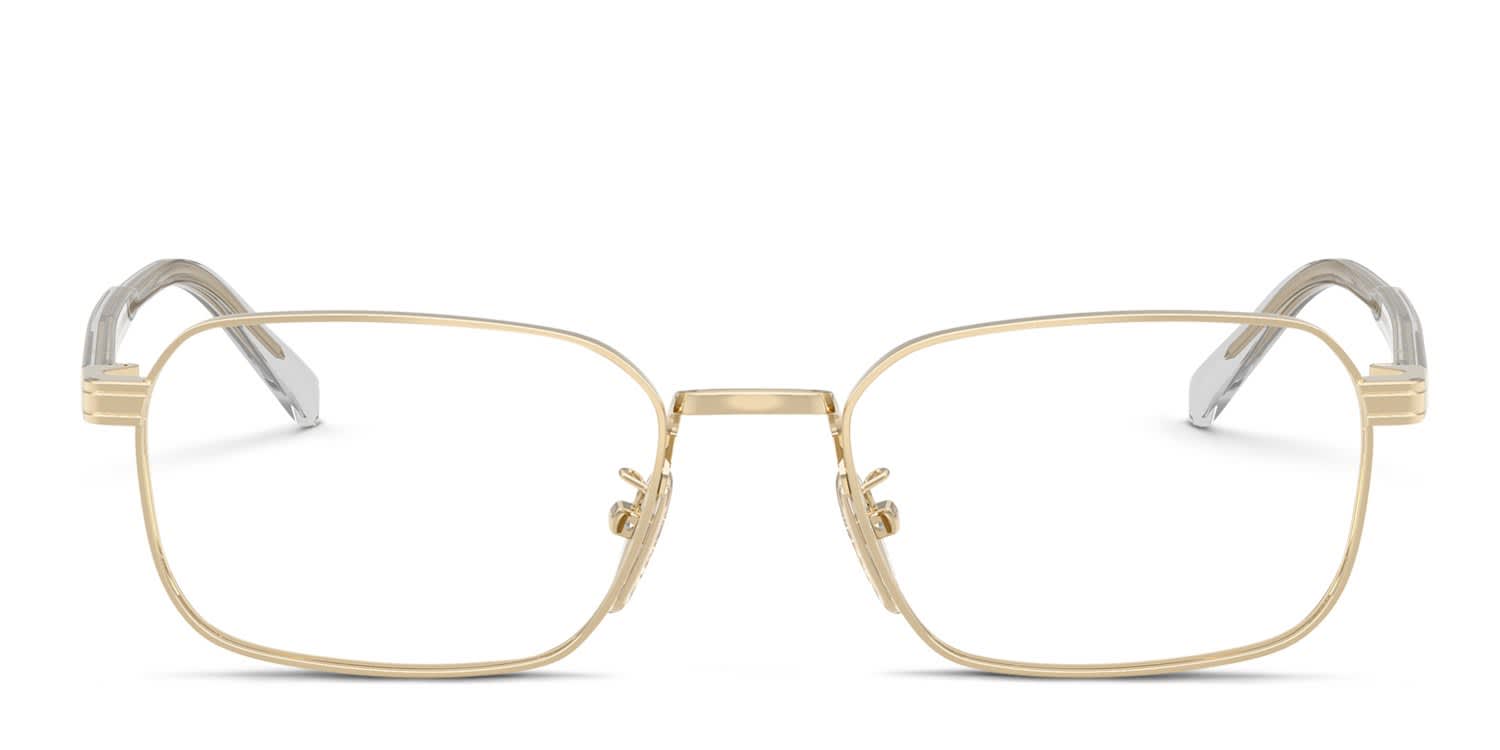 Prada PRC50VD Gold glasses - Gold - Frontal View
