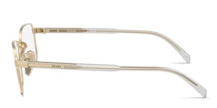 Prada PRC50VD Gold glasses - Gold - Side View