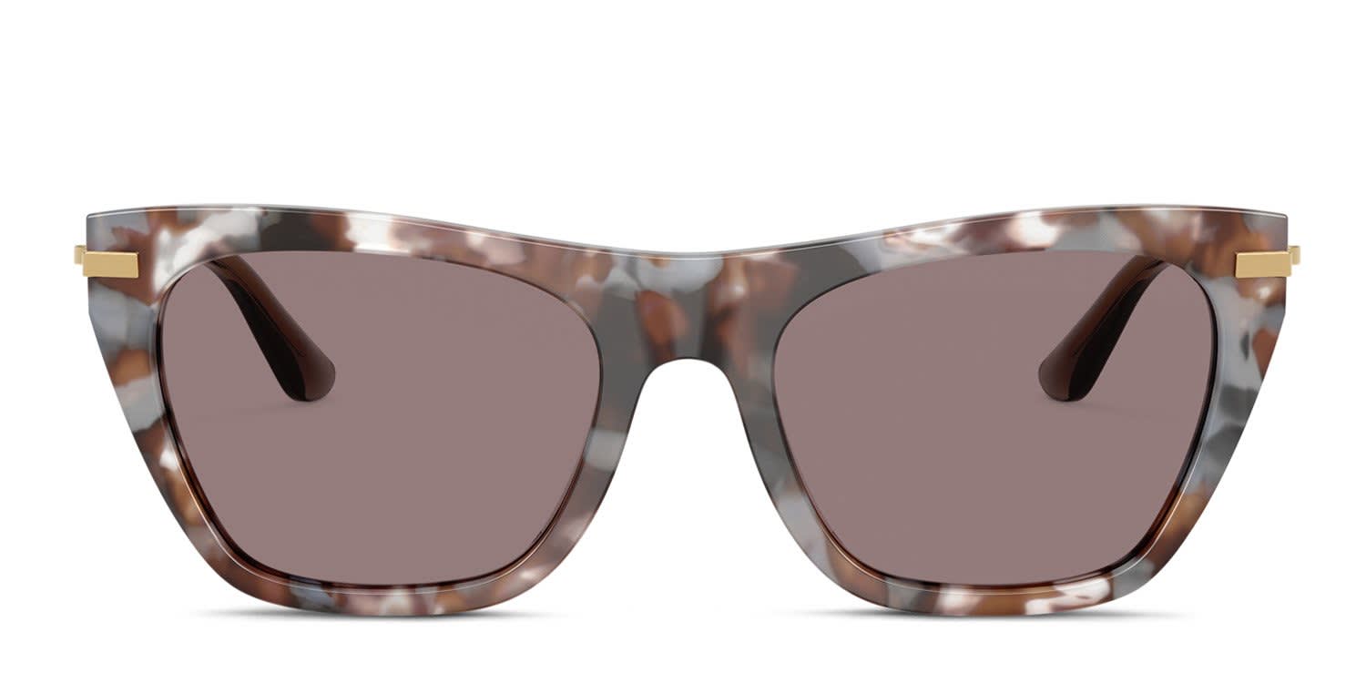 Dolce & Gabbana DG4511 Tortoise, Gray, Purple glasses - Tortoise / Gray / Purple - Frontal View