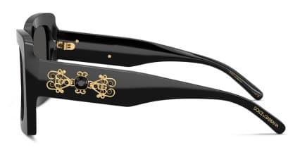Dolce & Gabbana DG4525B Black, Gray glasses - Black / Gray - Side View