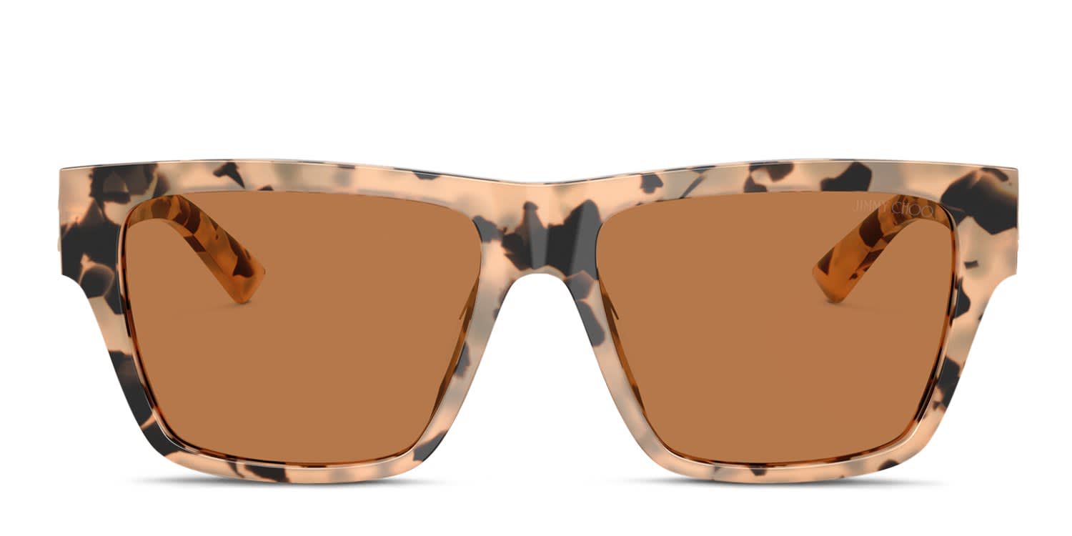 Jimmy Choo Trisha/G/Sk gold frame with gradient brown lenses