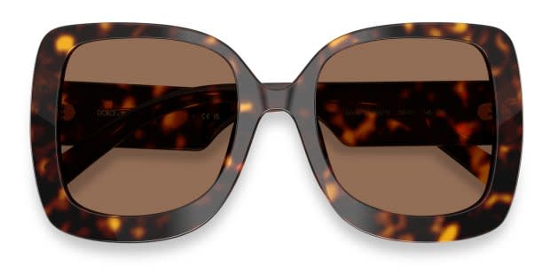 Dolce & Gabbana DG4513 tortoise frame with dark brown lenses 