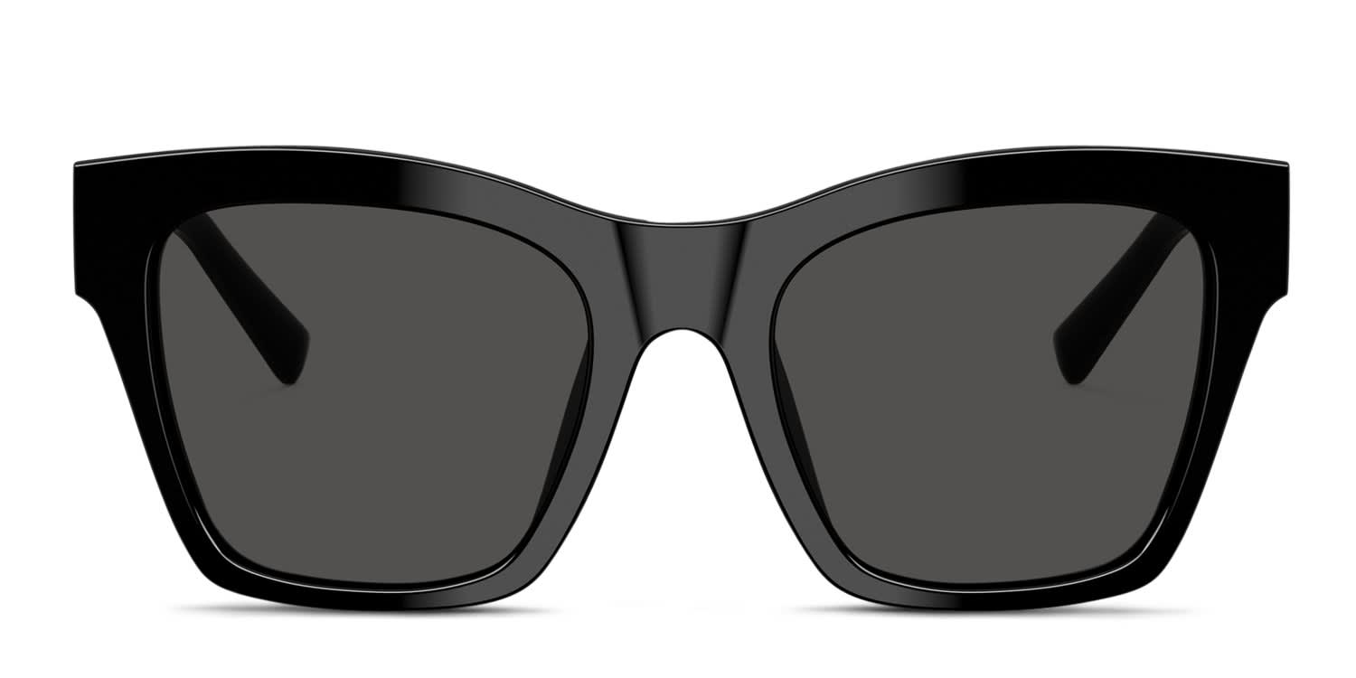 Dolce & Gabbana DG4512 Black, Gray glasses - Black / Gray - Frontal View