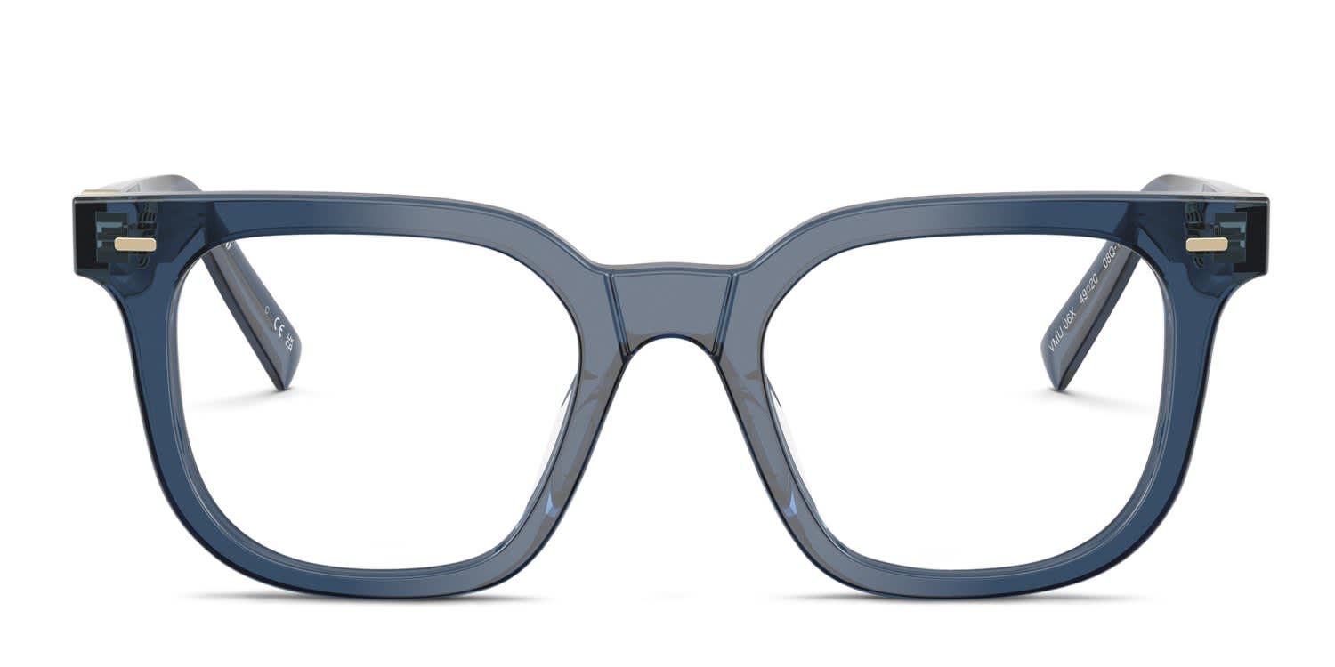 Miu Miu MU06XV Blue, Clear glasses - Blue / Clear - Frontal View