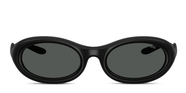 Diesel DL3011U black frame with dark grey lenses. Lenses provide