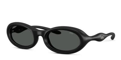 Diesel DL3011U Black, Gray glasses - Black / Gray - Angle View
