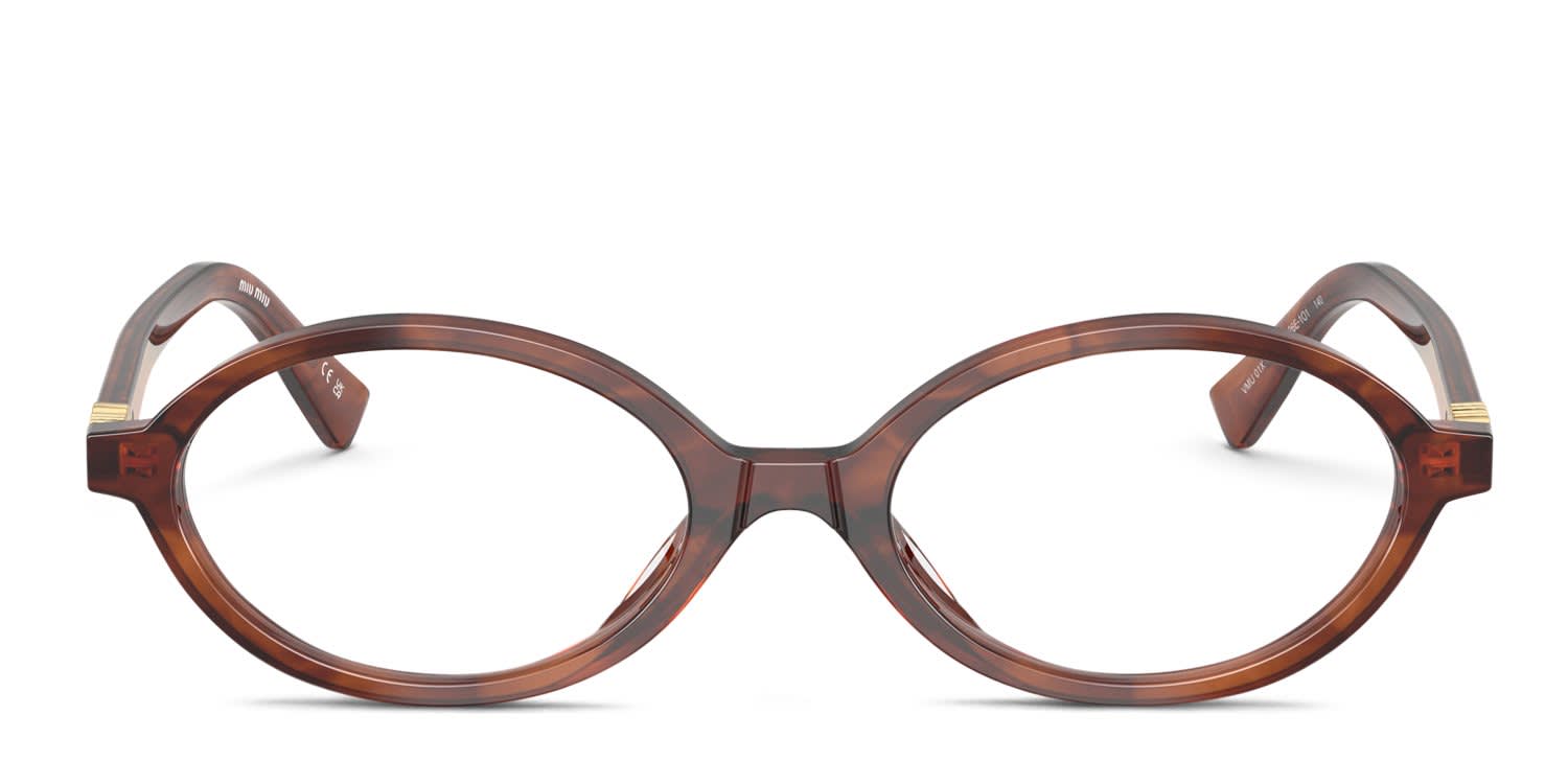 Miu Miu MU01XV Tortoise, Orange frame