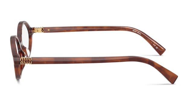 Miu Miu MU01XV Tortoise, Orange frame