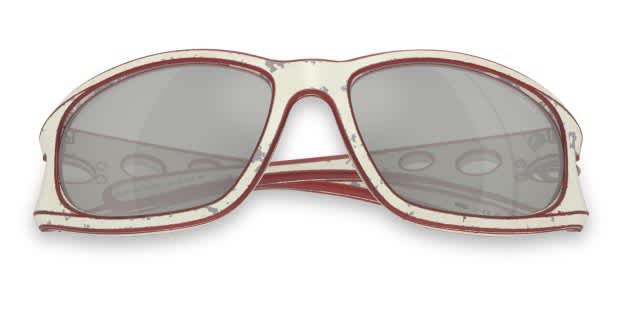 洗練されたデザイン DIESEL BMBX-VISPER-41 Lサイズ Diesel DL3012U white , red frame with mirrored silver lenses