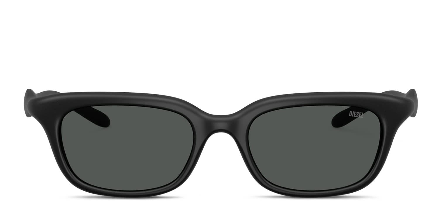 Diesel DL3013U Black, Gray glasses - Black / Gray - Frontal View