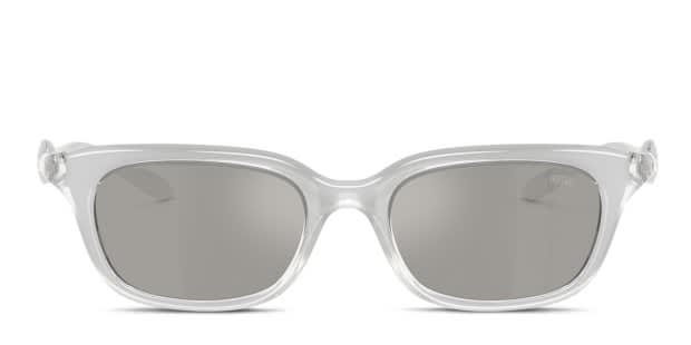 Diesel DL3013U clear frame with light grey mirrored silver  display picture 3