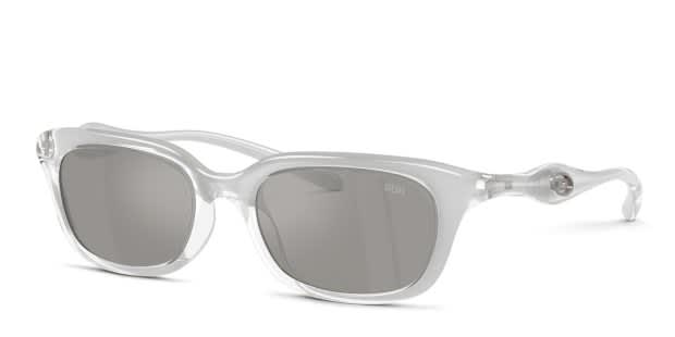 Diesel DL3013U clear frame with light grey mirrored silver lenses