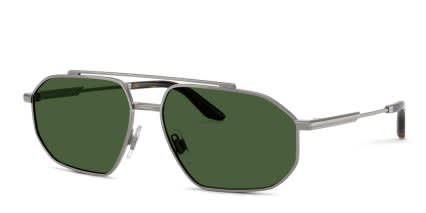 Dolce & Gabbana DG2328 Gunmetal, Green glasses - Gunmetal / Green - Angle View