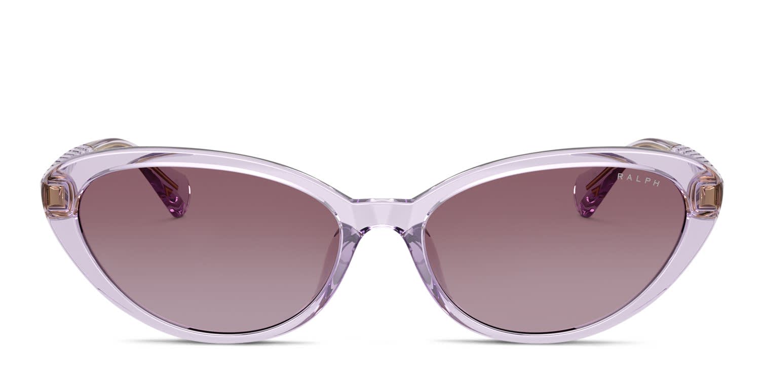 Ralph Lauren RA5338U Clear, Purple glasses - Clear / Purple - Frontal View