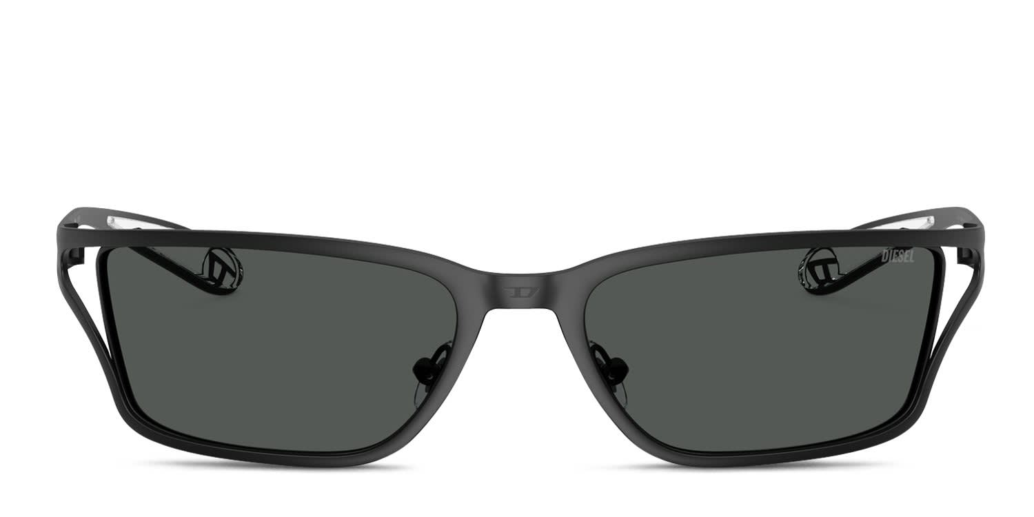 Diesel DL1015 Black, Gray glasses - Black / Gray - Frontal View