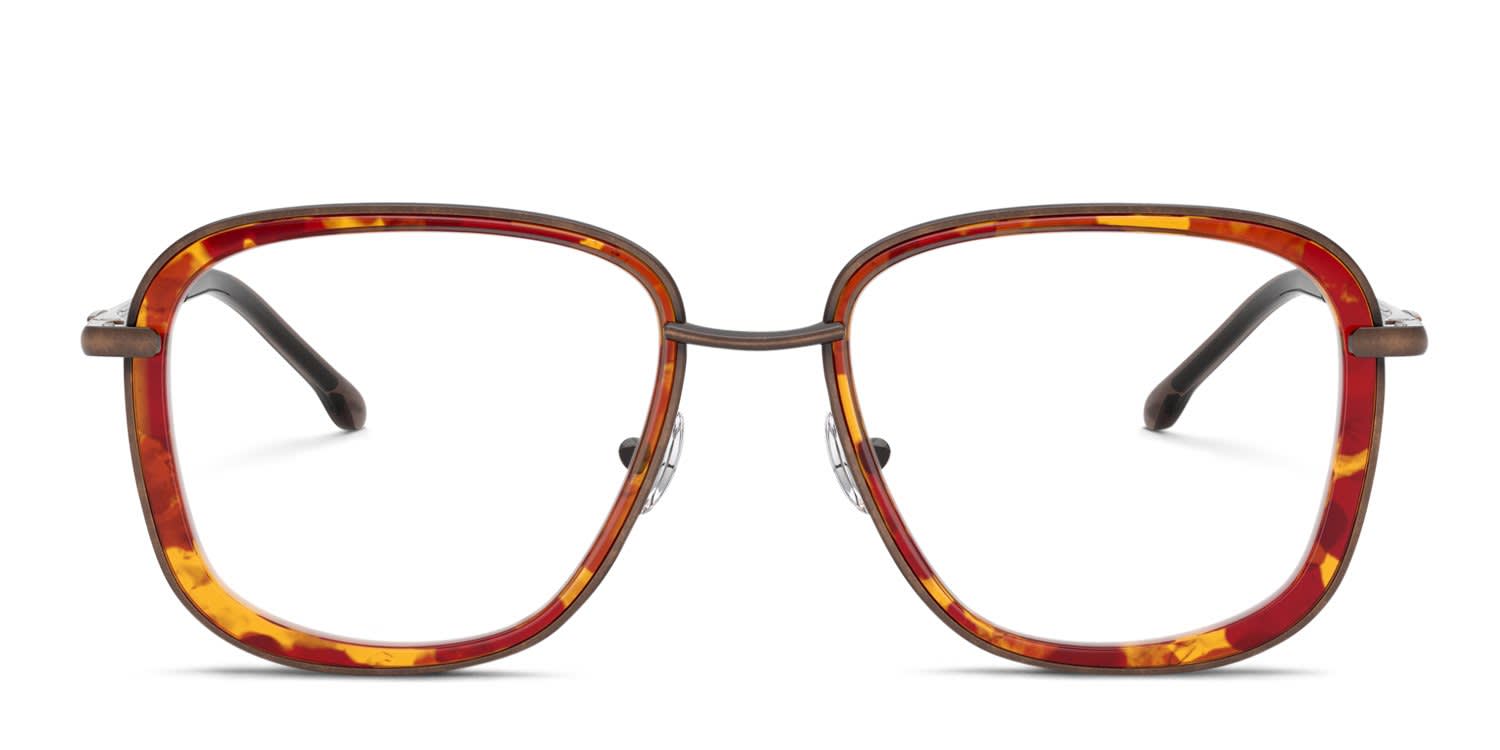 Diesel DL5009 Gold glasses - Gold - Frontal View