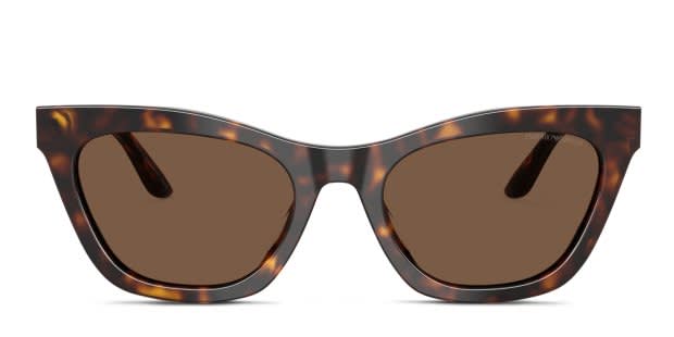 Emporio Armani EA4259U tortoise frame with brown lenses. Lenses