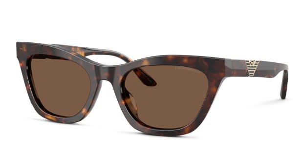 Emporio Armani EA4259U tortoise frame with brown lenses. Lenses