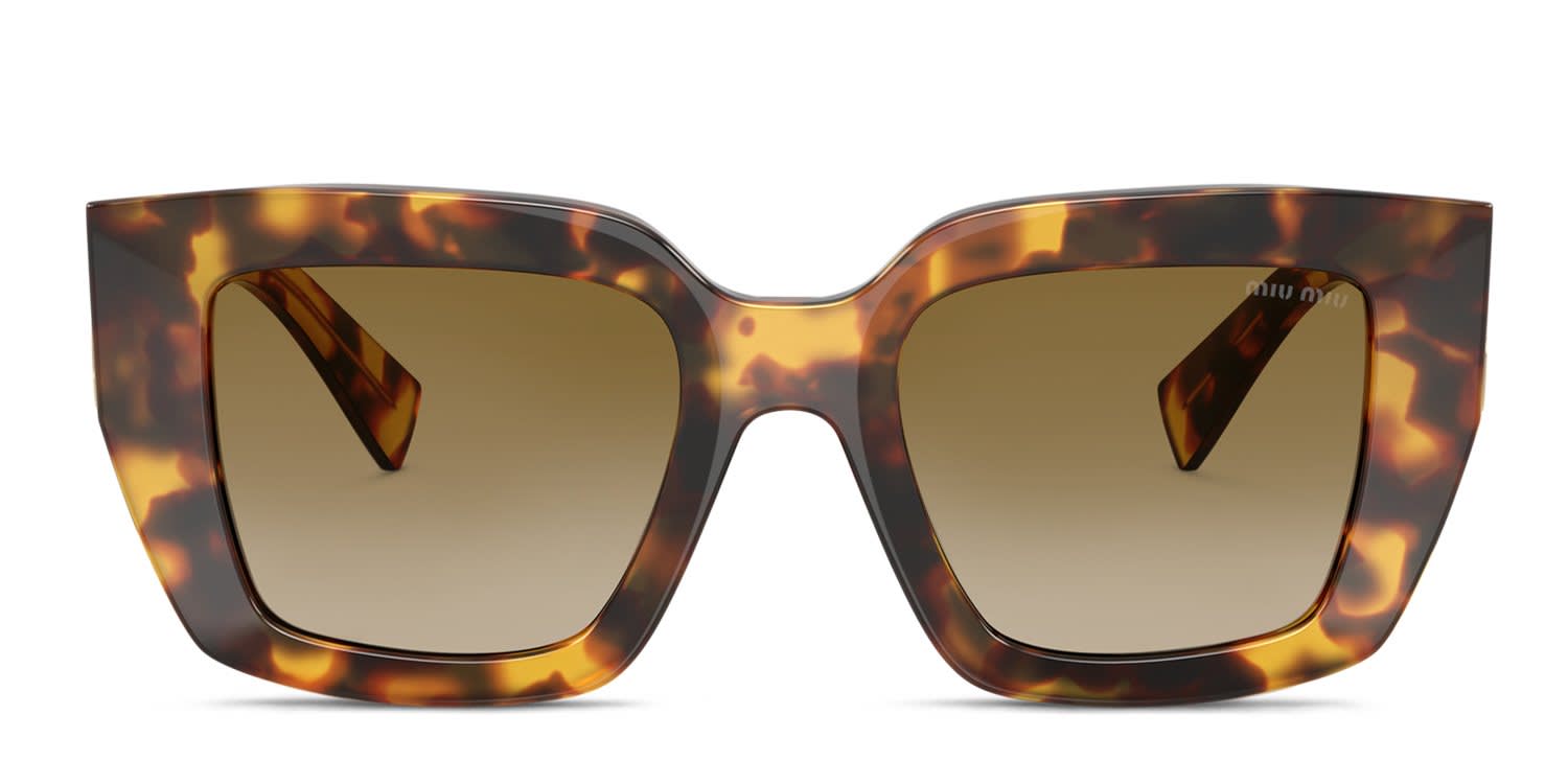 Miu Miu MUB05S Bronze, Tortoise, Brown glasses - Bronze / Tortoise / Brown - Frontal View