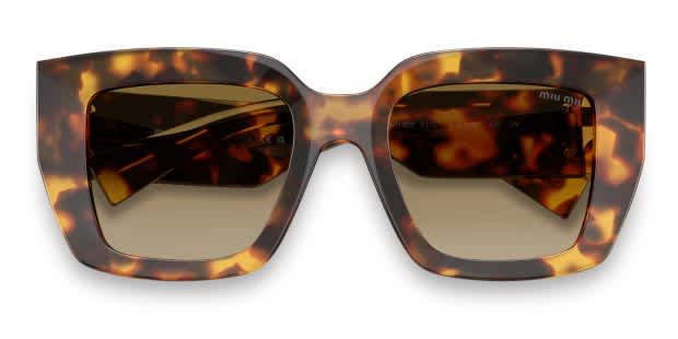 Miu Miu MUB05S bronze , tortoise frame with brown gradient lenses