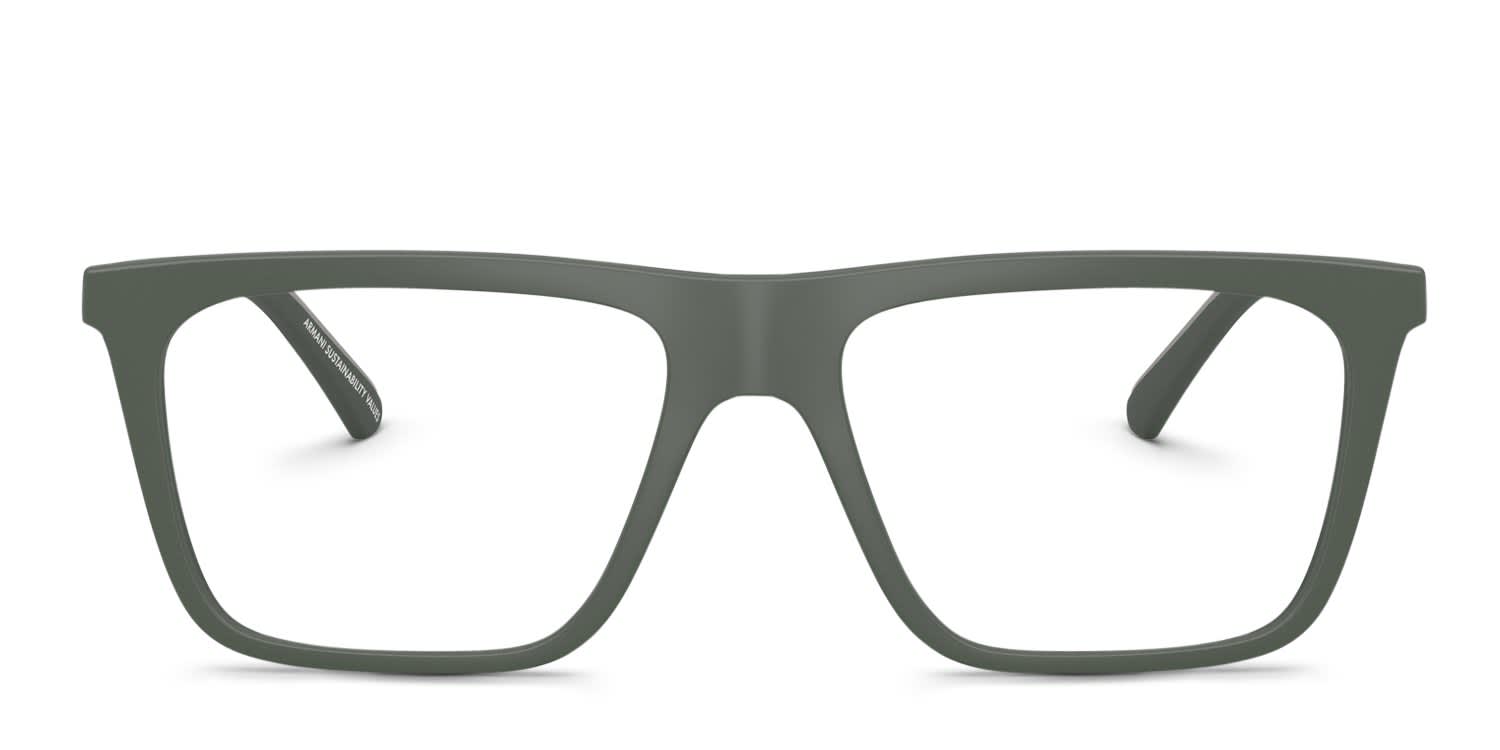 Emporio Armani EA4258 w/Clip-On Green Prescription Eyeglasses