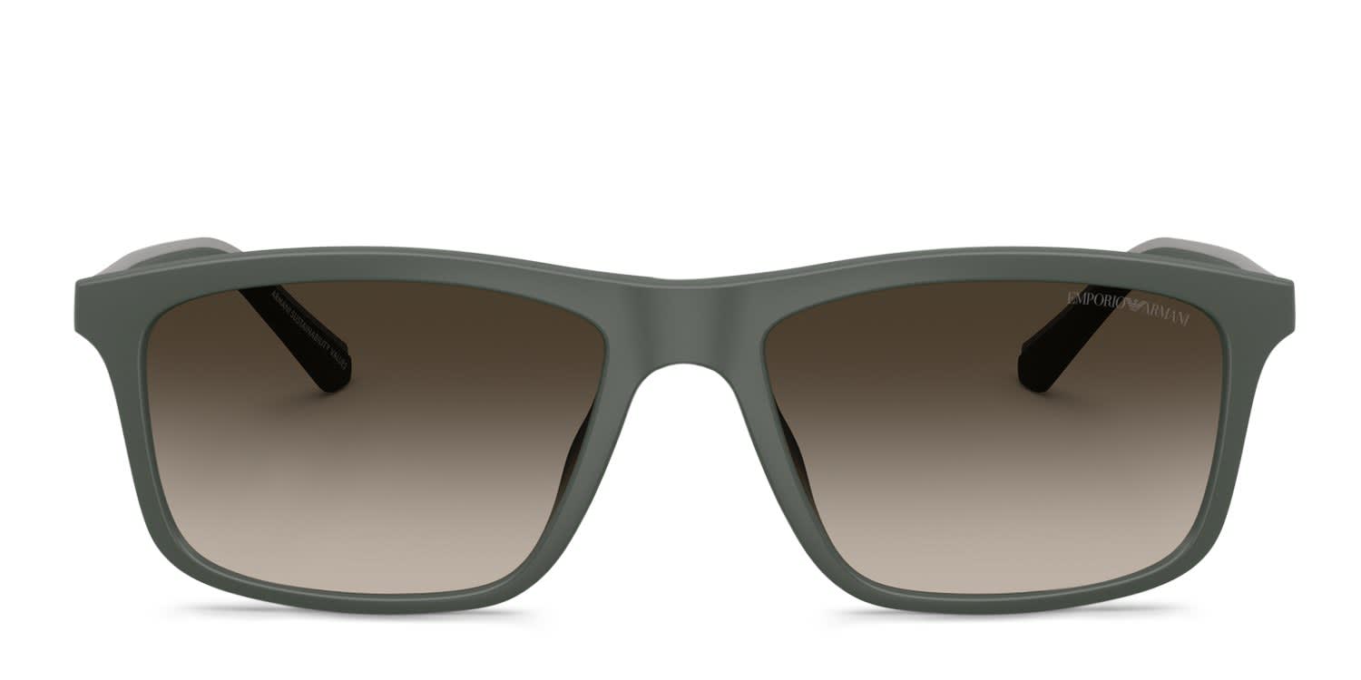 Emporio Armani EA4257U Green, Brown glasses - Green / Brown - Frontal View
