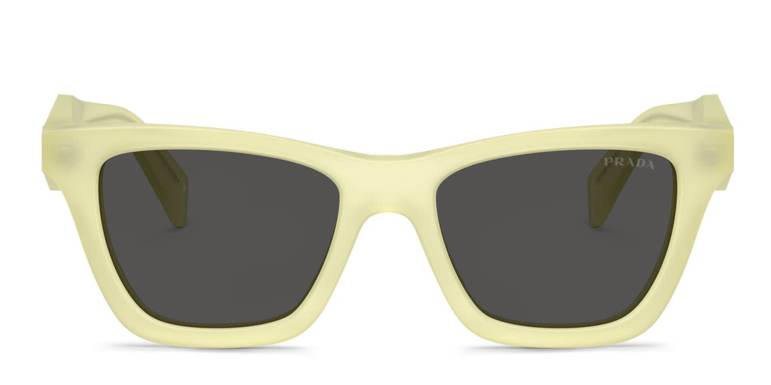 Prada PRC07S Yellow glasses - Yellow - Frontal View