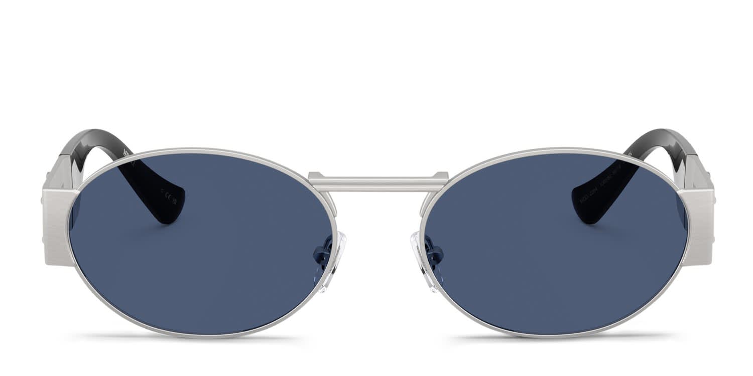 Versace VE2264 Silver, Blue glasses - Silver / Blue - Frontal View