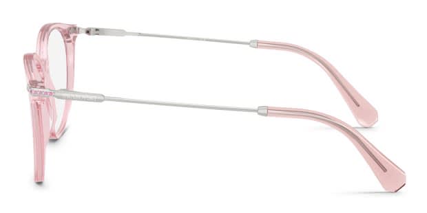 Swarovski SK2009 clear , pink frame