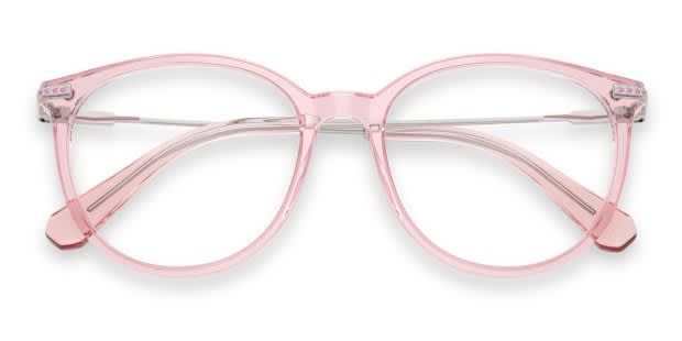 Swarovski SK2009 clear , pink frame