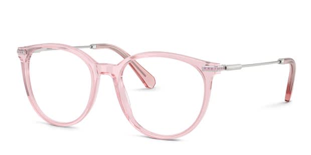 Swarovski SK2009 clear , pink frame