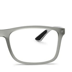 Ray-Ban RX8908 clear , gray frame