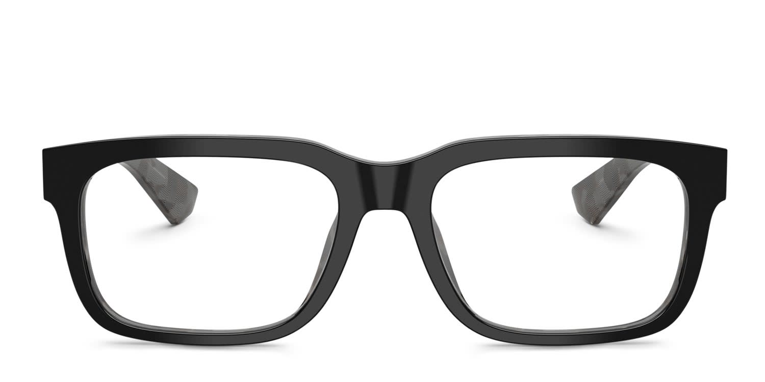 Dolce & Gabbana DG3432 Black, Gray, Tortoise glasses - Black / Gray / Tortoise - Frontal View