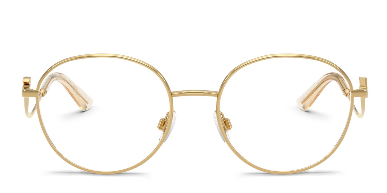 Dolce & Gabbana DG1365 Gold glasses - Gold - Frontal View