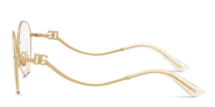 Dolce & Gabbana DG1365 Gold glasses - Gold - Side View