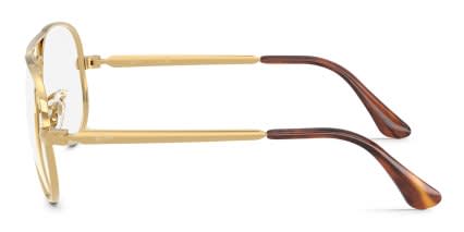 Ray-Ban RX3925V Aviator Max Gold glasses - Gold - Side View