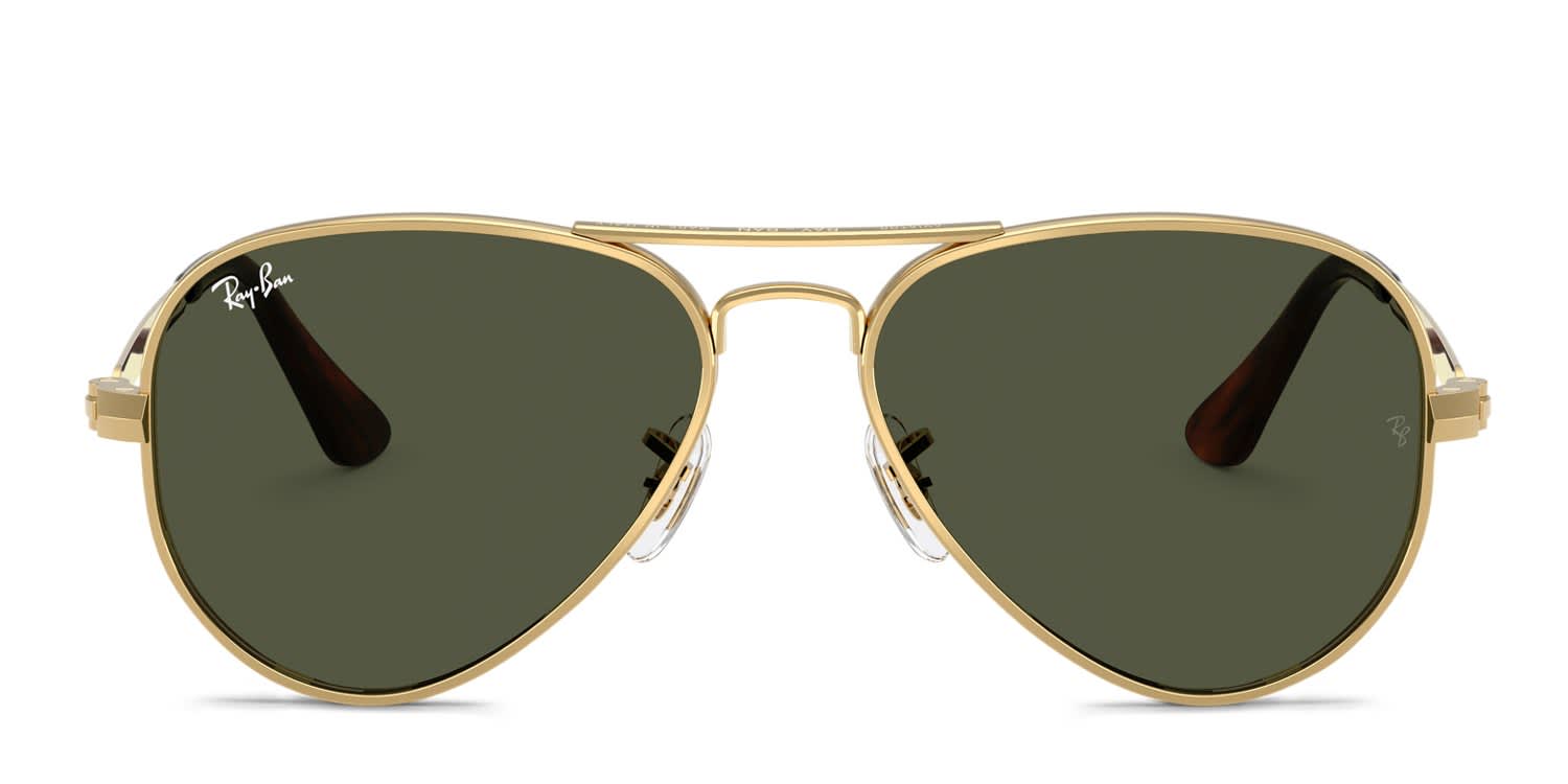 Ray-Ban Aviator Sunglasses in Green and Gold for Women Amazon.com: Ray-Ban Womens Rb8331m Scuderia Ferrari  main image 3