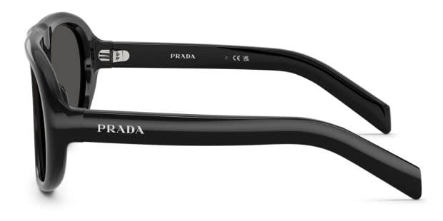 PRADA サングラス 0PR 21RS ブラック Prada PRC05S black frame with dark grey lenses. Lenses provide 100