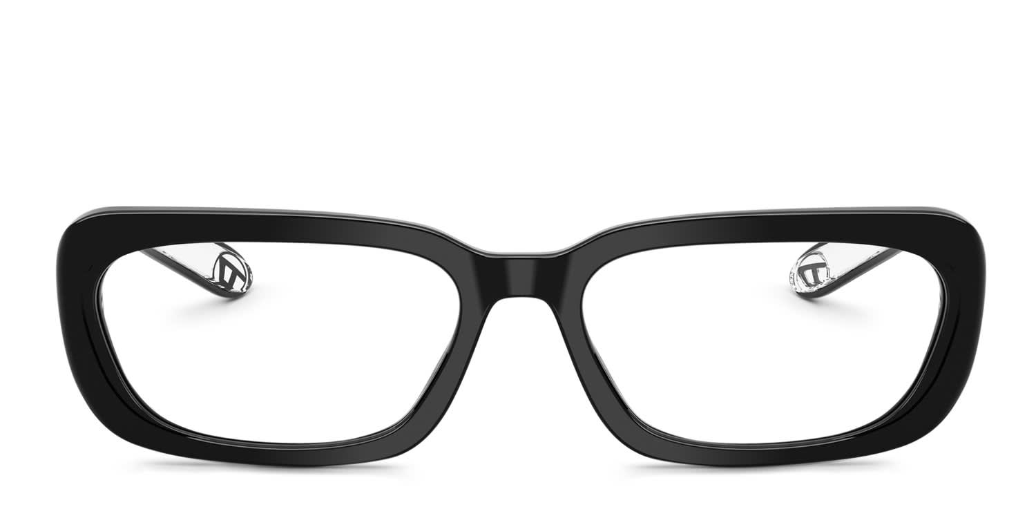 Diesel DL4012 Black glasses - Black - Frontal View