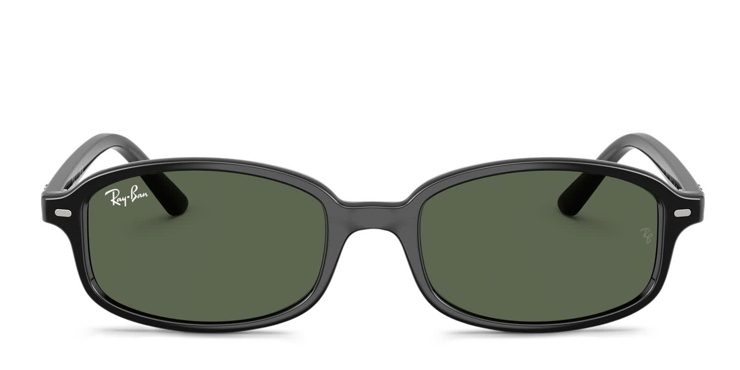 Ray-Ban RJ9132S Kids Shiny Black glasses - Shiny Black - Frontal View