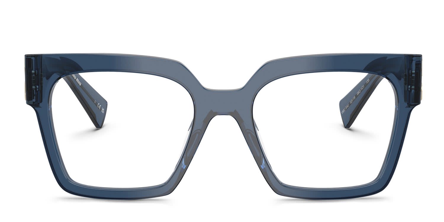 Miu Miu MU04UV blue , clear frame