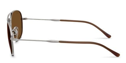 Ray-Ban RB3735 Bain Bridge Gunmetal, Brown glasses - Gunmetal / Brown - Side View