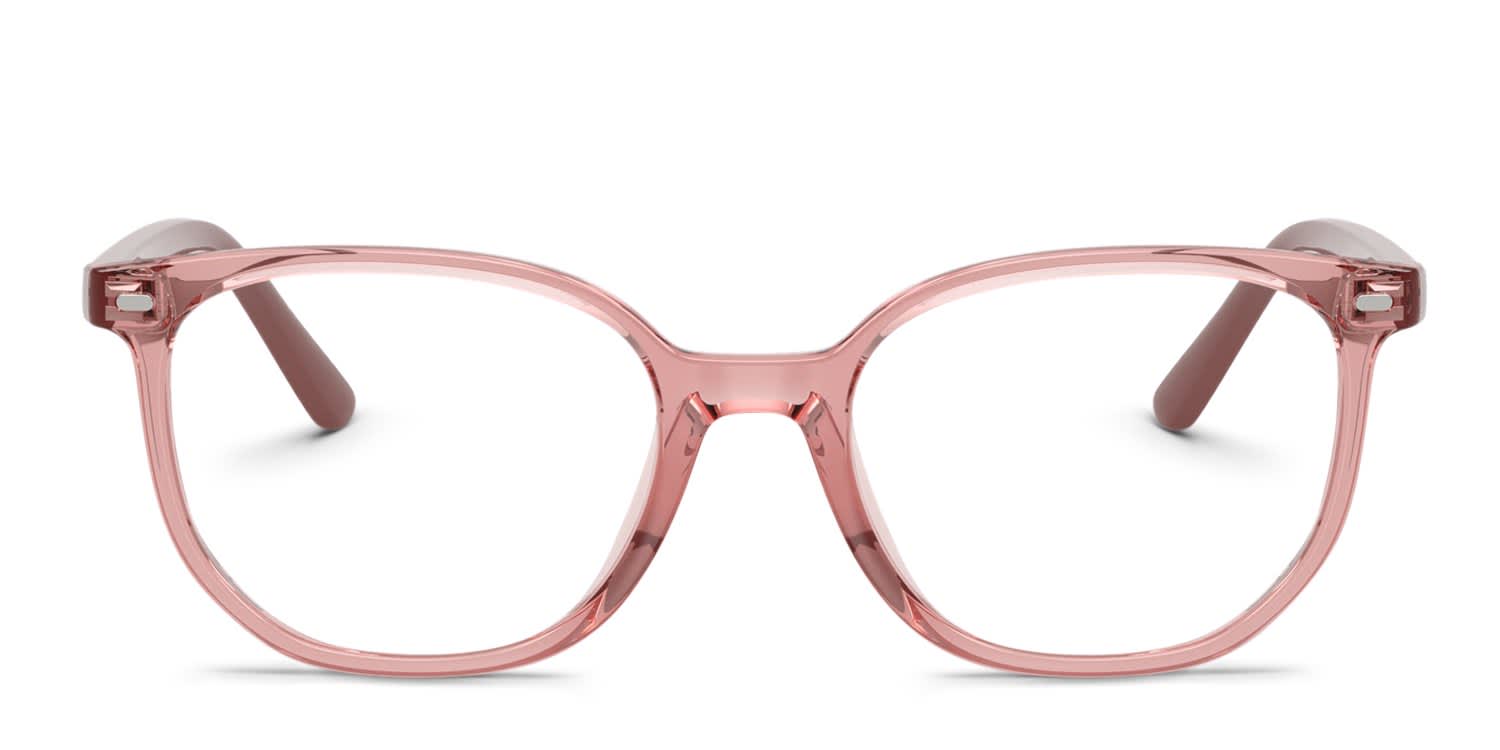 Ray-Ban RY9097V Junior Elliot Kids Pink, Clear glasses - Pink / Clear - Frontal View