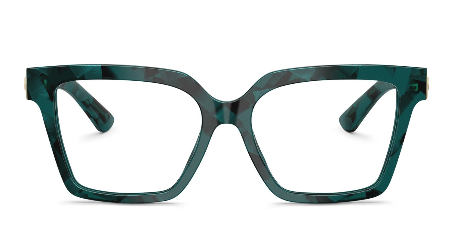 Jimmy Choo JC150 Green/Glitter Prescription Eyeglasses