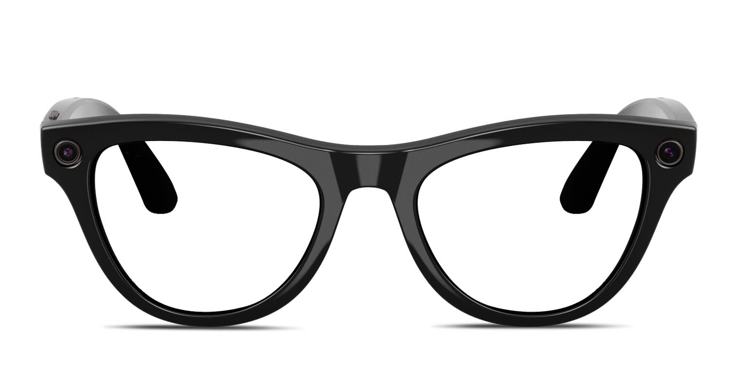 Ray-Ban Meta AI Glasses RW4014 (Gen 2.0) Skyler Transitions glasses - Black - Frontal View